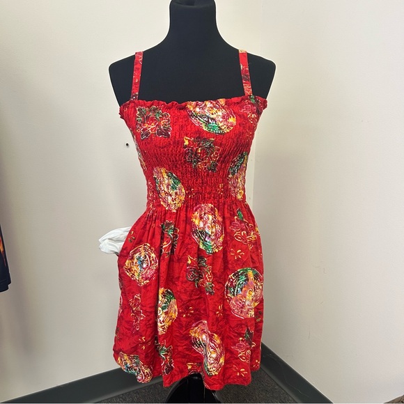 Red Summer Dress NO TAG ( Size xs - m ) - Picture 3 of 7
